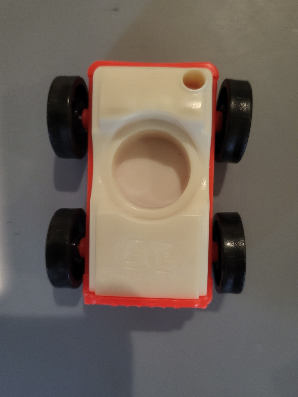 Vintage Fisher-Price Little People Red White Car